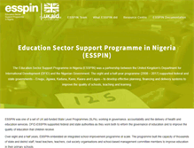 Tablet Screenshot of esspin.org